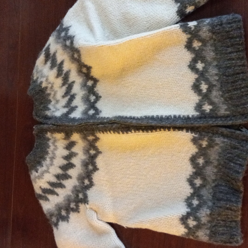 Wool Zip-Up Sweater